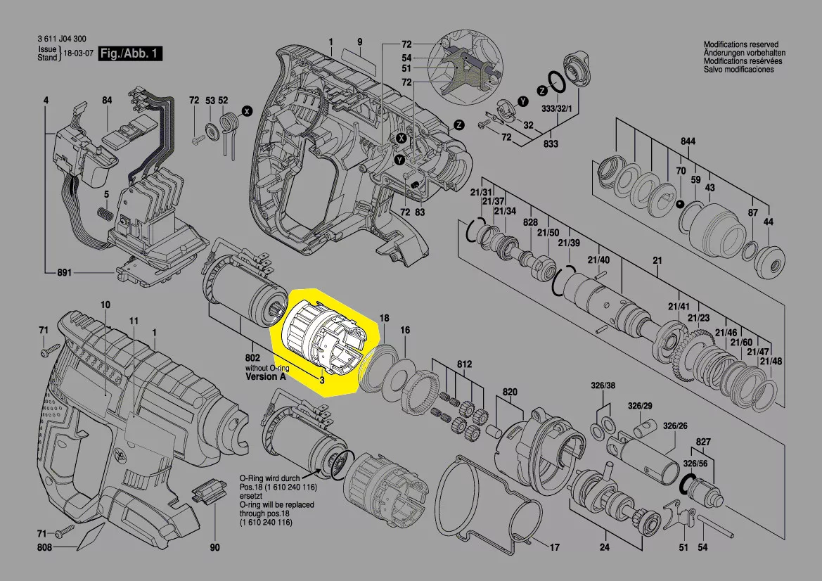 cage centrage moteur réf. 1 610 499 067 Bosch